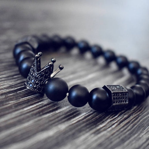 Stone Crown Bracelet