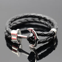 Charger l&#39;image dans la galerie, Bracelet - Ancre cuir