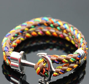 Bracelet - Ancre cuir